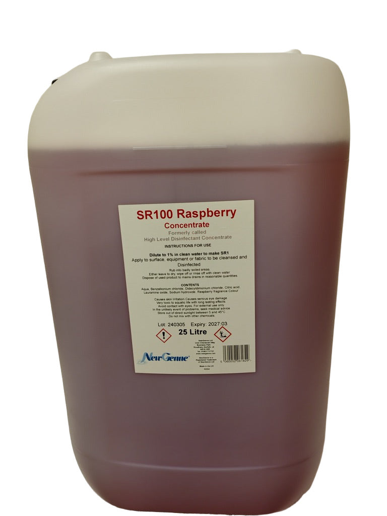 NewGenne SR100 Concentrate 25 Litre - Bulk Multi-Purpose Cleansing Solution