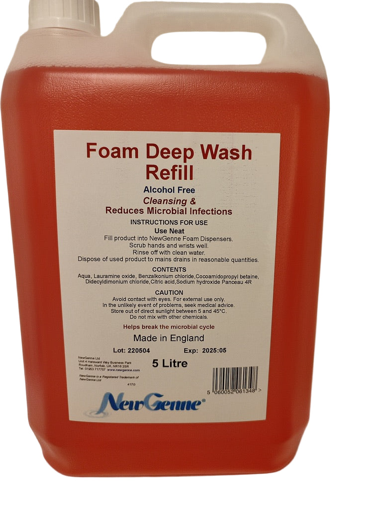 NewGenne Foam Deep Wash 5 Litre - Refill for Modular Dispenser