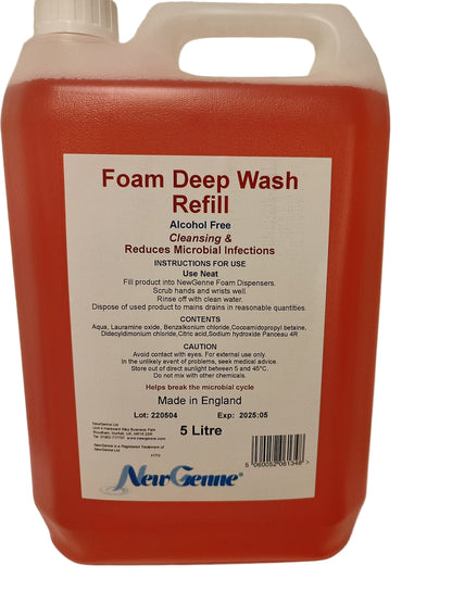 NewGenne Foam Deep Wash 5 Litre - Refill for Modular Dispenser