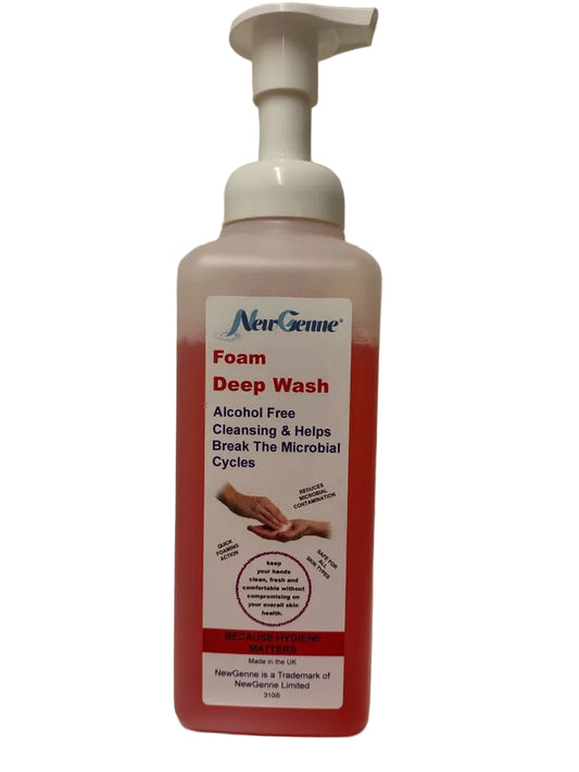 500ml Alcohol-Free Foam Deep Wash Hand Cleanser Gentle On Sensitive Skin